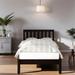 Twin Size Wood Platform Bed with Headboard/Wood Slat Support,100% Pine Wood Construction With Headboard