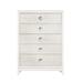 Melrose 5-Drawer Dresser Chest in a White Finish