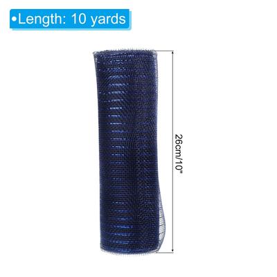 3pcs Decorative Mesh, 10 In x 10 Yard Decorative Mesh Ribbon Roll