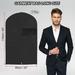 7Pcs Garment Bag Suit Bags for Closet Storage Travel Hanging Clothes - Black - 43x24 Inch