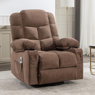 Massage Rocker Recliner Chair Rocking Chairs for Adults Oversized with 2 Cup Holders, USB Charge Port