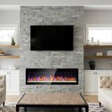 60 inch electric fireplace Antique Black wall mounted fireplace Sheet Metal fireplace design