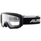Alpina - Scarabeo Doubleflex Clear - Goggles schwarz/grau