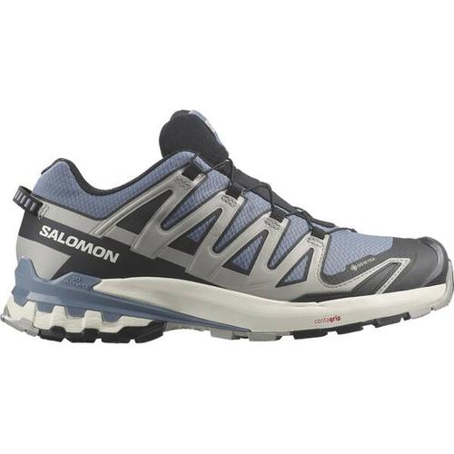 SALOMON Herren Trailrunningschuhe SHOES XA PRO 3D V9 GTX Flint/Black/Ghost, Größe 40 in Blau