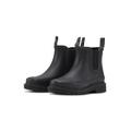 Black ILSE JACOBSEN Rubber Chelsea Boot