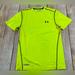 Under Armour Shirts | Mens Under Armour Heat Gear Shirt High Visibility Fitted Size Medium | Color: Black/Yellow | Size: M