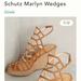 Anthropologie Shoes | Anthropologie Marlyn Wedges By Schutz Nwot | Color: Brown | Size: 8.5