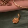 J. Crew Jewelry | J.Crew Demi Fine Spring Clasp Initial C Charm Pendant 18k Gold 925 Ss Silver | Color: Gold | Size: Os