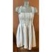 American Eagle Outfitters Dresses | Ae American Eagle Outfitters Coastal Babydoll Dress L | Color: Blue/Cream | Size: L