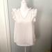 J. Crew Tops | J. Crew, Dotted Knit Top, Size Medium | Color: White | Size: M