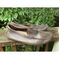 J. Crew Shoes | J Crew 9.5 Men’s Driving Moccasins Italian Brown Slip On Leather Loafers Shoes | Color: Brown | Size: 9.5