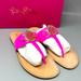 Lilly Pulitzer Shoes | Lilly Pulitzer Rousseau Sandal Prosecco Pink Size 8.5 New | Color: Gold/Pink | Size: 8.5