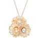 Giani Bernini Jewelry | Giani Bernini Cultured Pearl Daisy Pendant Necklace | Color: Gold | Size: Os