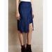 Anthropologie Skirts | Anthropologie Holding Horses Asymmetrical Denim Skirt Size 0 | Color: Blue | Size: 0