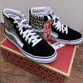 Vans Shoes | Brand New Vans Sk8-Hi High Top Shoes W/ Animal Print #Nwt | Color: Black/White | Size: 7