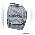 Adidas Dining | Adidas - Santiago Gray With Signature Stripes Insulated Lunch Bag | Color: Black/Gray | Size: 7.5"X 5.75" X 11"