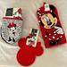 Disney Kitchen | Nwt Three Piece Minnie Mouse Kitchen Accessories Set | Color: Black/Red | Size: Os