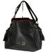 Dooney & Bourke Bags | Dooney And Burke Black Leather Pebble Grain Tasseled Large Satchel Shoulder Bag | Color: Black/Gold | Size: 11”X12” Large