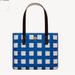 Kate Spade Bags | Kate Spade Berry Street Elise Tote Bag Blue White Gingham Nylon | Color: Blue/White | Size: Os