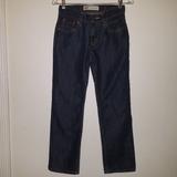 Levi's Bottoms | Levi Strauss Boys Jeans 514 Straight 26x26 12 Reg Dark Wash Denim Adjust Waist | Color: Blue | Size: 12b