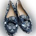 Coach Shoes | Classic, Easy Loafers In Grey/Black Coach Signature-Logo: “Frieda,” Us 8.5 B. | Color: Black/Gray | Size: 8.5