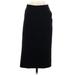 Halogen Casual Midi Skirt Midi: Black Print Bottoms - Women's Size Large