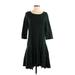 Maeve Casual Dress - DropWaist: Green Solid Dresses - Women's Size Small