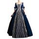 KBOPLEMQ Medieval Clothing Women's Court Rococo Baroque Marie Antoinette Ball Dresses Evening Dresses Cosplay Retro Princess Queen Dress Party Dress Prom Dress Renaissance Pleated Skirt Maxi Dresses,