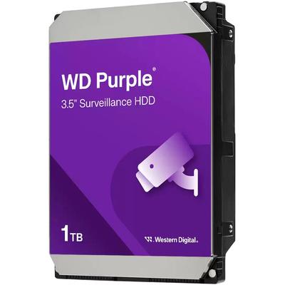 WESTERN DIGITAL interne HDD-Festplatte "Purple 1 TB", lila, 1 TB, Festplatten