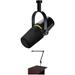 Shure MV7+ Podcast XLR/USB Microphone Kit with Broadcast Arm (Black) MV7+-K