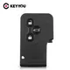 KEYYOU For Renault Clio Logan Megane 2 3 Scenic Remote PCB Car 3 Buttons Smart Card Key Shell Card