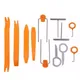 Kit d'outils en nylon pour panneau de voiture outils audio de voiture outil de démontage pince à