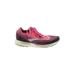 Brooks Sneakers: Slip On Platform Casual Pink Color Block Shoes - Women's Size 10 - Almond Toe