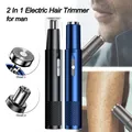 Tondeuse Électrique 2 en 1 pour Homme Rechargeable pour Épilation des Oreilles Outils de Rasage