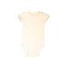 Just One You Made by Carter's Short Sleeve Onesie: Ivory Solid Bottoms - Size 18 Month