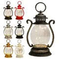 Lanterne LED décorative rétro à piles lampe d'extérieur antique rustique camping randonnée