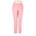 Old Navy Jeggings - Mid/Reg Rise: Pink Bottoms - Women's Size X-Large - Stonewash