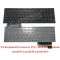 Clavier américain ultra-mince pour ordinateur portable Gateway 15.6 pouces gwtn156-1 gwtn156-4/4bk