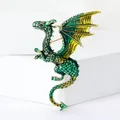 Broche Dragon en émail unisexe pour femme accessoires de dragons volants classiques épingle du