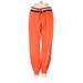 Tommy Hilfiger Sport Sweatpants - Mid/Reg Rise: Orange Activewear - Women's Size X-Small