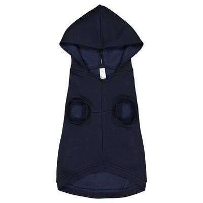 Doggie Skins 3926 Three-End Fleece Pet Hoodie in Navy Blue size XL | Cotton/Polyester Blend