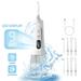 Water Flosser 300ML Large Water Tank Water Dental Flosser with LED Display Portable Oral Irrigator with 9 Pressure Modes 8 Replaceable Jet Tips suitable for Home &Travel Use(White)