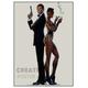 James Bond Poster Download, A View to a Kill Printable Poster, James Bond Wall Art, Hand Drawn Artwork, James Bond Instant Poster