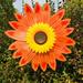 Sunflower Windmills for The Yard Decor Outside Sunflower Windmill Wind Spinners Outdoor Decor Ornament Spinner for Yard and Garden Outdoor Art Decoration