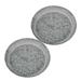 2Pcs Plant Saucer Plant Pot Tray Round Plant Drip Tray Iron Plant Pot Holder Retro Flowerpot Water Tray