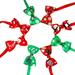 8Pcs Pet Bow Tie Christmas Themed Collar Adjustable Bowknot Shape Ties Pet Costume Accessories for Dog Cat