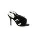 The Touch Of Nina Heels: Black Solid Shoes - Women's Size 10 - Open Toe