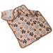 XIAN Warm Soft Pet Dog Blanket Non-Slip Cute Paw Print Breathable Blanket Bed Suitable for Couch Pet Bed Travel 76 times 53