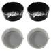 Reptile Water Feeder Spider Feeding Bowls Plates Plastic Pet Frog Tank Accessories Lizard 4 Pcs