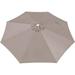 KUF Replacement Canopy Cover for 10 Cantilever Patio Umbrella Offest Parasol Top Cover (Taupe)